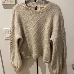 H&M cream/beige sweater